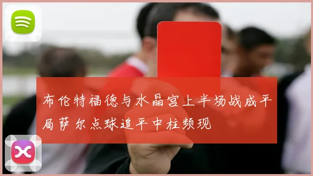 布伦特福德与水晶宫上半场战成平局萨尔点球追平中柱频现